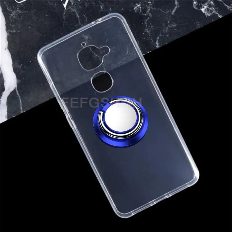 Fashion Full Cover For LeTV LeEco X520 X527 X528 X529 X620 X621 X625 Le 2 Le2 Pro Metal Ring Holder Magnetic TPU Back Phone Case