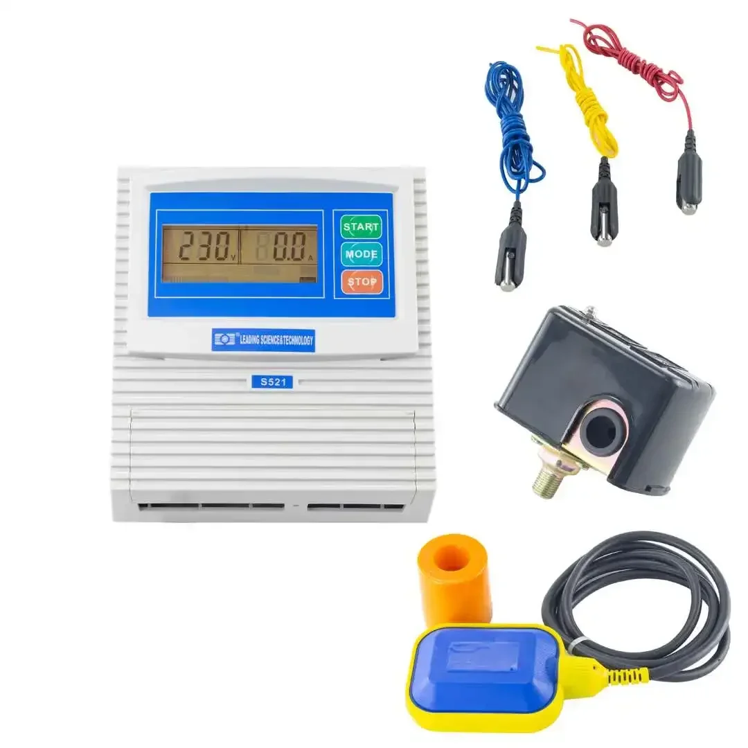 S521 220v 1.5hp Digital Water Pump Control Box Automatic Smart Pump Control Panel Single Phase