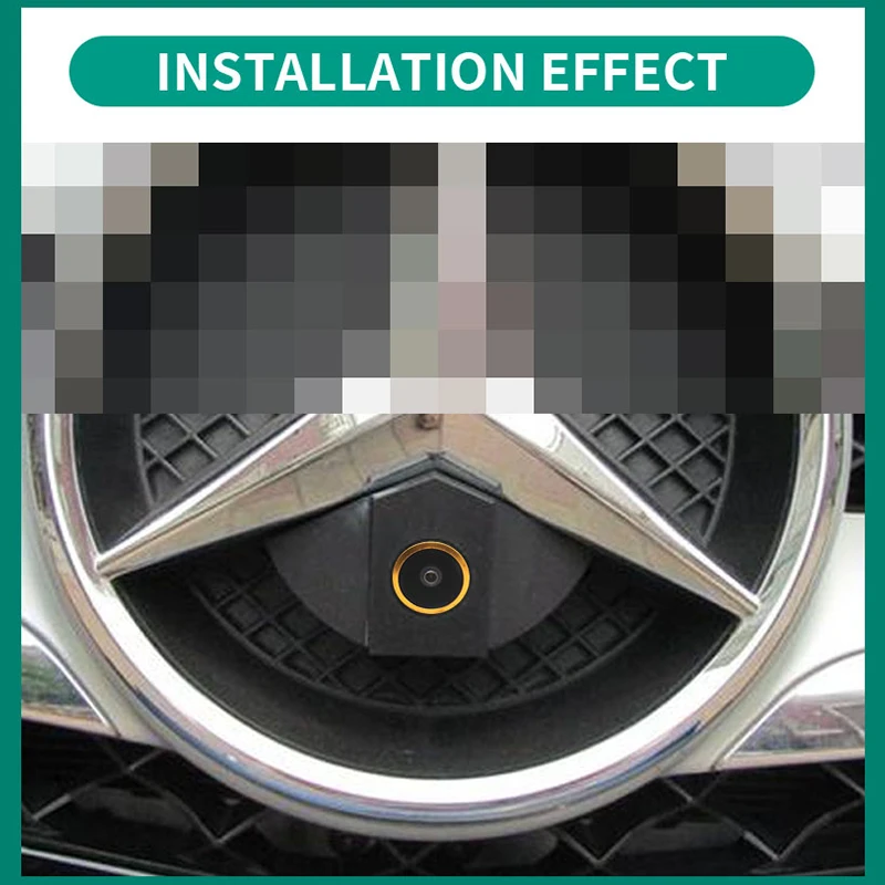 AHD Vehicle Front View Camera For Mercedes Benz Vito Viano A B C E GL SLK GLK SL ML GLA GLC GLE Class Car Front Logo Camera