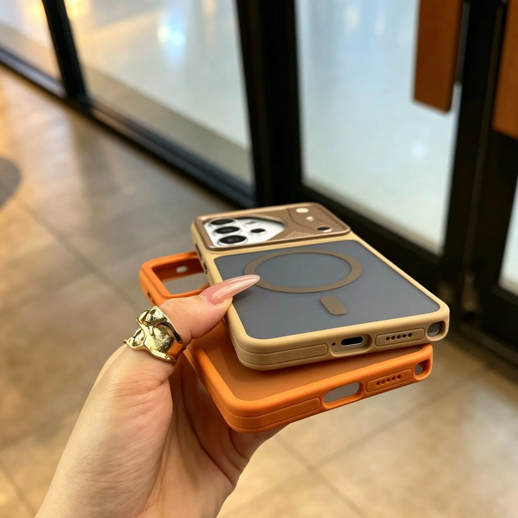 Compatível com MagSafe case Samsung Ultra