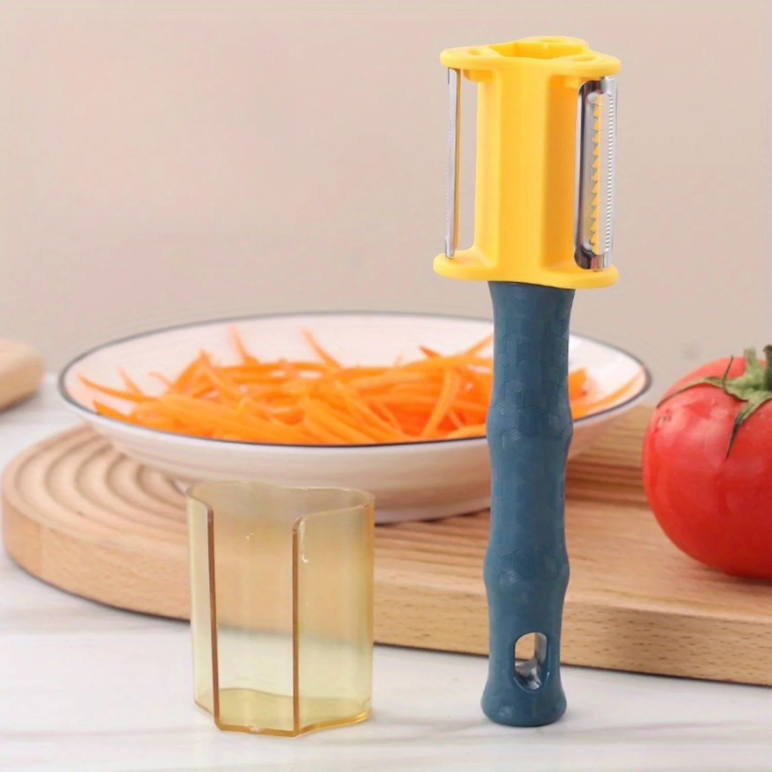 Stainless Steel Fruit Vegetable Peeler Durable Plastic Handle Multifunctional Kitchen Tool Peeling Scraping