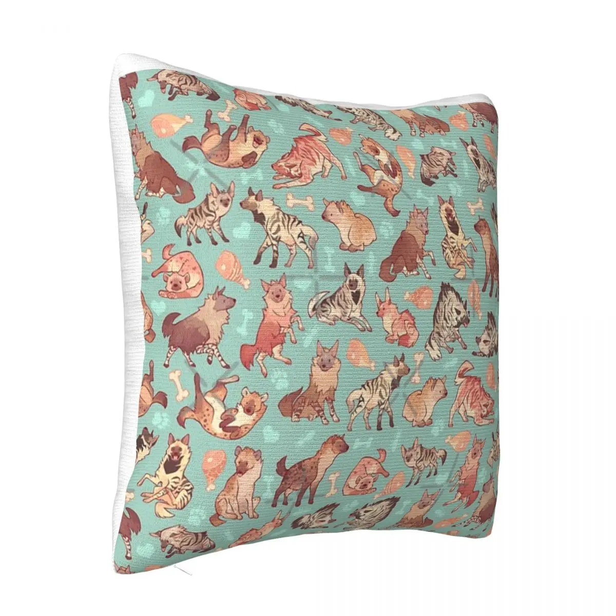 Hyenas In Minty Pillows Decorative Pillows Cushions For Living Room Pillow Case Pillow Cover