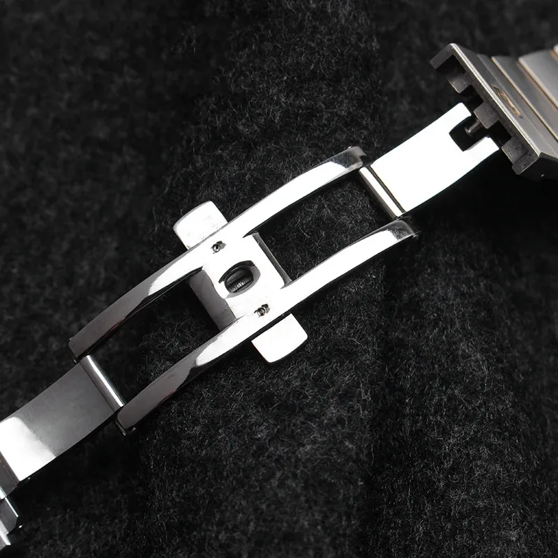 17mm 23mm 25mm 316L Stainless Steel Bracelet for Omega Constellation Seamaster Two-Tone Solid Replacement Watch Band with Clasp
