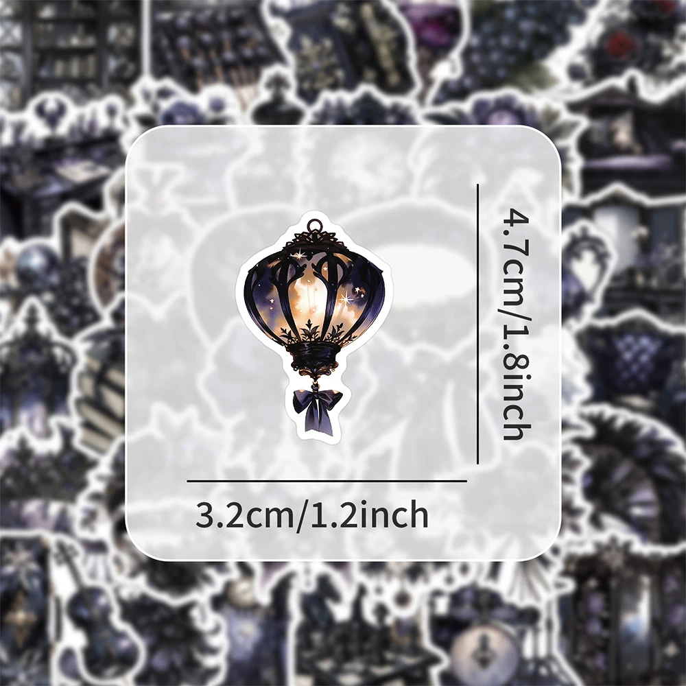 10/30/54 個ダークゴシックスタイル美的ステッカー漫画ステッカースクラップブックスーツケース電話ギターグラフィティデカール装飾おもちゃ