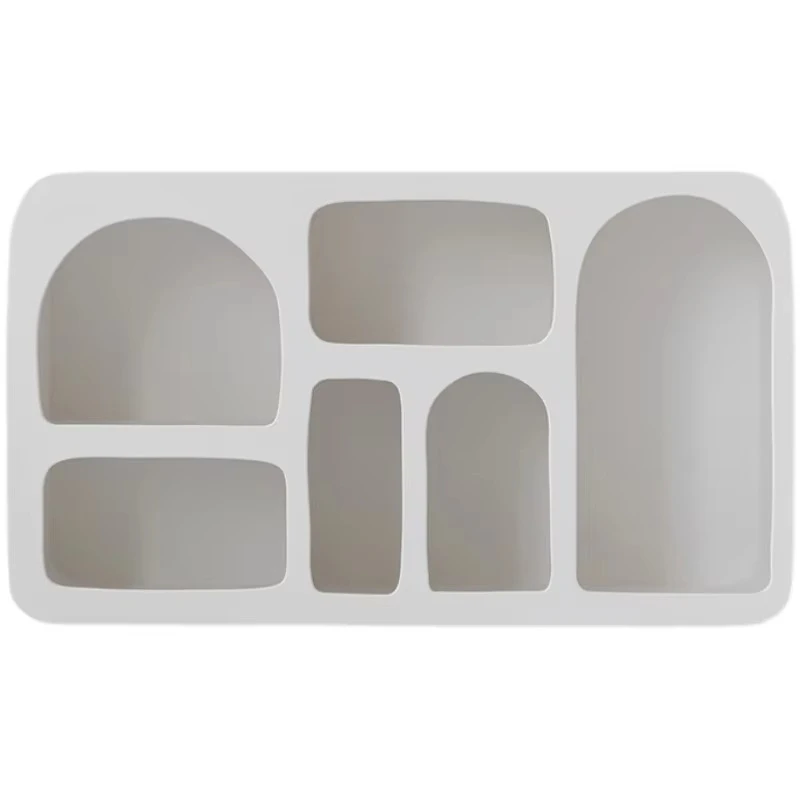 

Modern Porch Shelf White Rectangle Display Cabinet Storage Rack