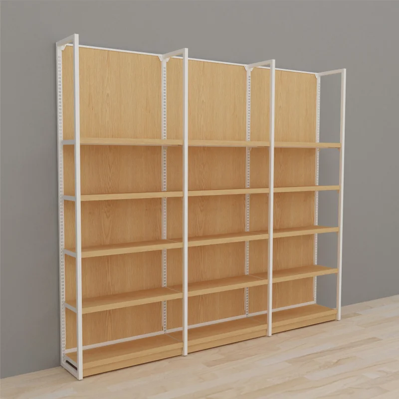 (customized)High-quality and low-priced wooden shelves used in supermarket display racks