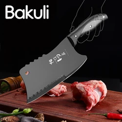 Kitchen knife High-end household knife Easy sharp stainless steel chop small bone chef's knife Cutting vegetables and meat knife
