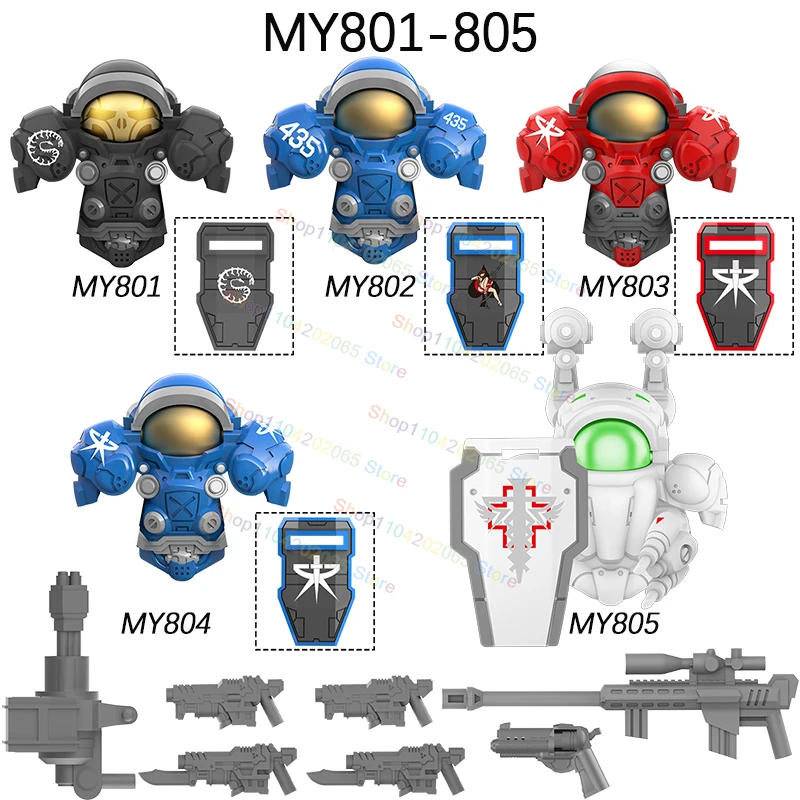 

MY801 MY802 MY803 Building Blocks MY804 MY805 Hot Game Bricks Accessory Collection Educational Christmas Gift Toys For Children