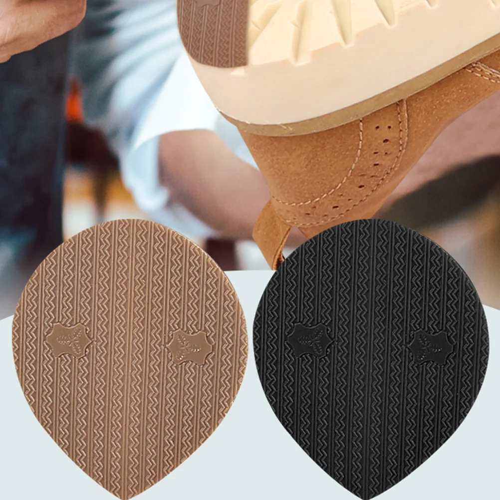 

2Pcs Shoe Sole Pads Thickened Heel Protector Non Slip Sole Cushion for Shoe Heel Repair Replacement Sneakers Boots