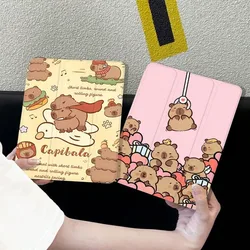 Pencil Slot Funda Case for IPad Air 2024 Case IPad 10th Gen Air 5th 4th 10.9 Pro 11 2020 IPad 10.2 7th 9th 8th Capybara Dolls