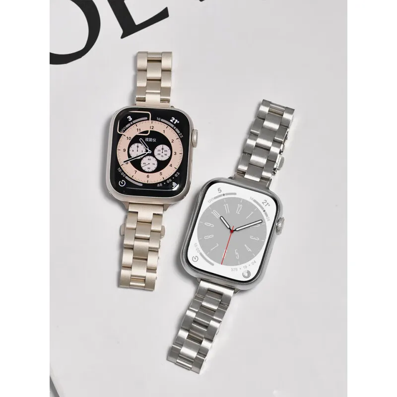 Stainless steel band for apple watch strap 44mm-45mm 40mm 42-38-41mm Metal bracelet ultra 2 49mm iwatch series 10 8 7 5 9 6 4 SE