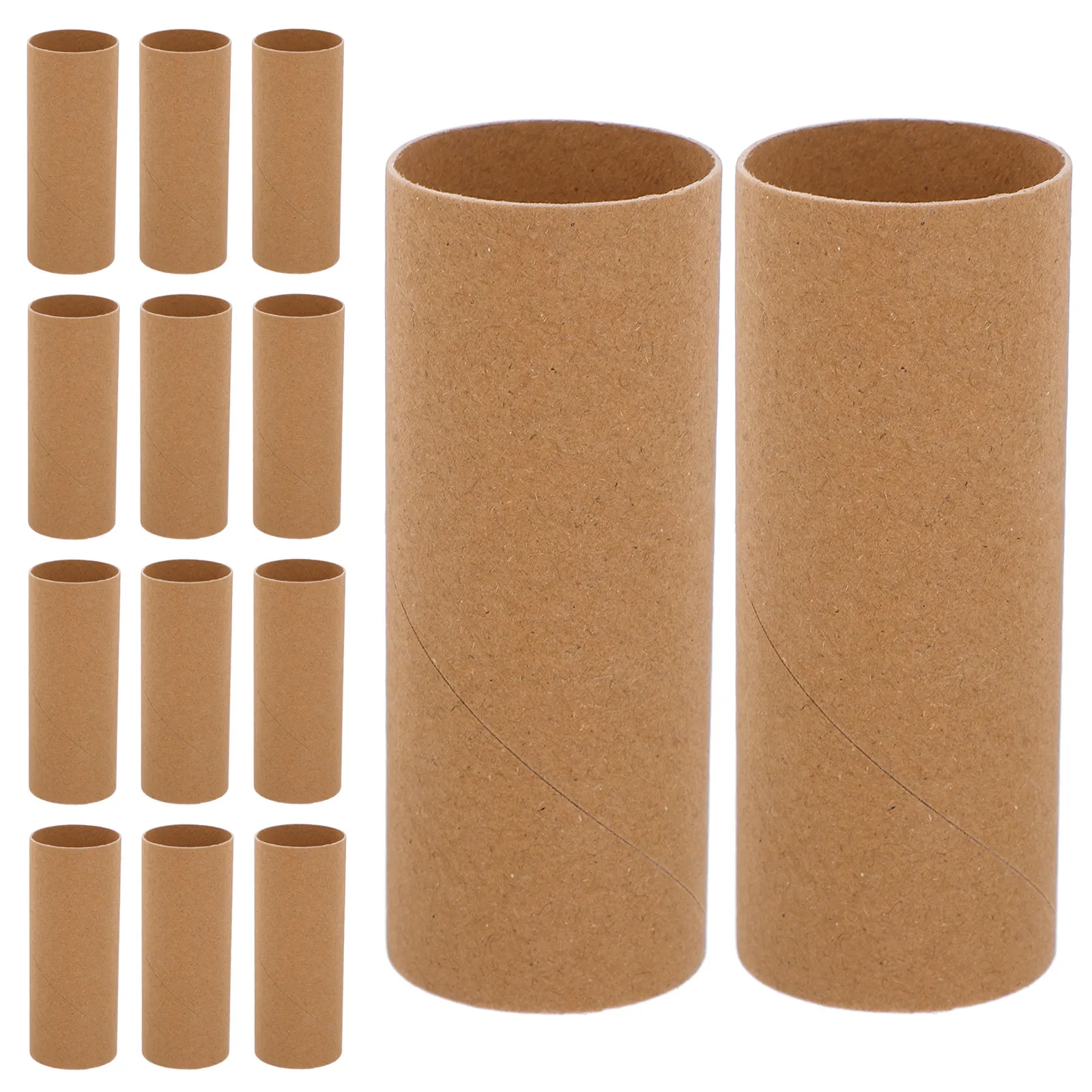 20Pcs Round Kraft Paper Tubes for DIY Crafts Making Scrapbooking Cardmaking Packaging Rolling Wrapping Projects Empty Paper Roll