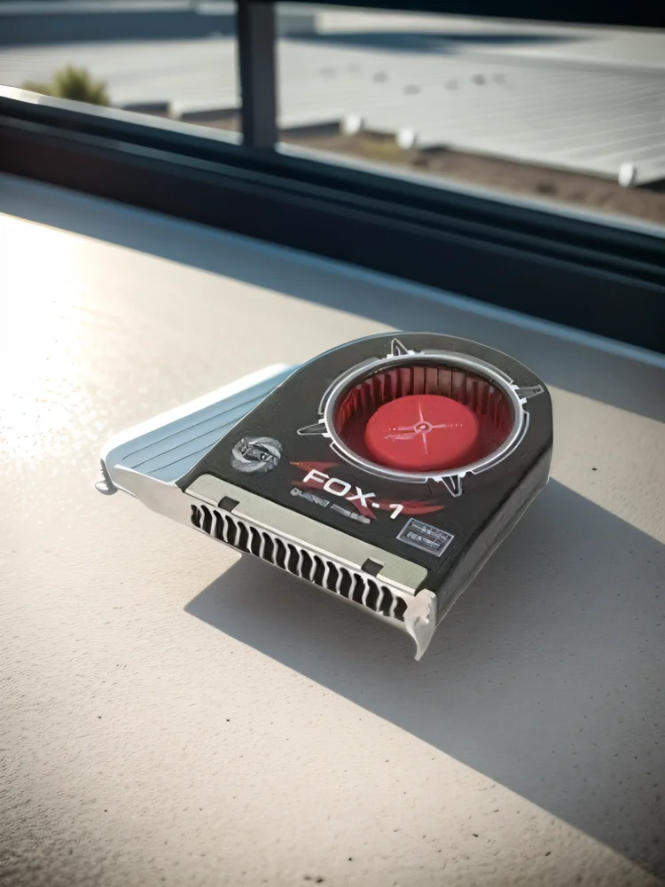 1 sztuk EVERCOOL FOX-1 komputer stancjonarny obudowa Case Radiator PCI chłodnica wentylator dmuchawy 2200RPM 2Pin IDE Molex Power — zdjęcie 2