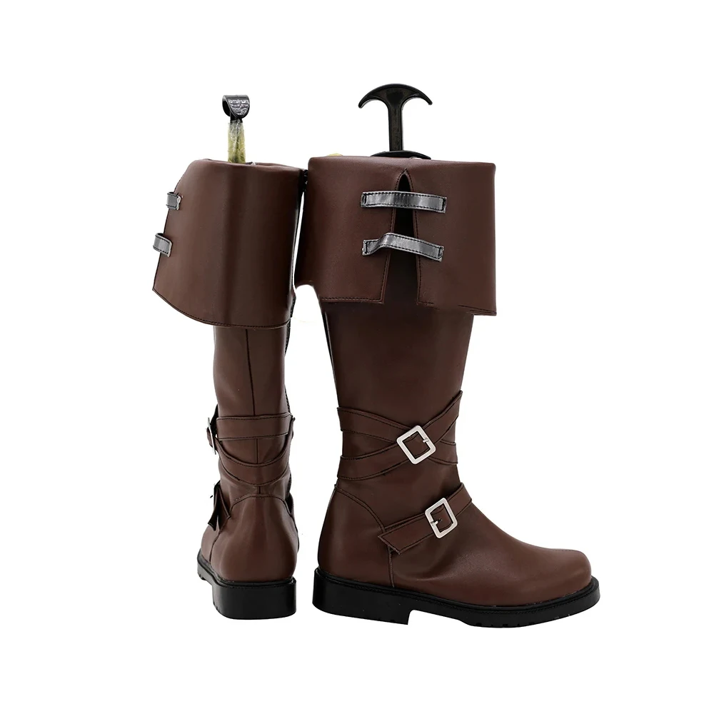 Anime Identity V Pirate Witch Doctor Game Cosplay Shoes Boots Halloween Carnival Party Accessories Props For Women Men Size