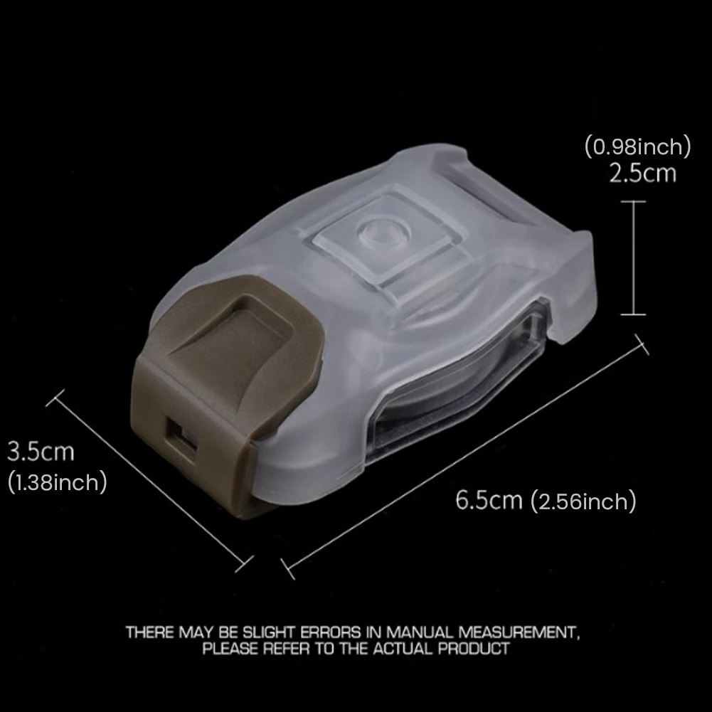 الصيد خوذة مصباح خوذة مقاومة للماء مصباح يدوي 2 طرق في الهواء الطلق Tac سترة مصباح بطارية تعمل للصيد التخييم