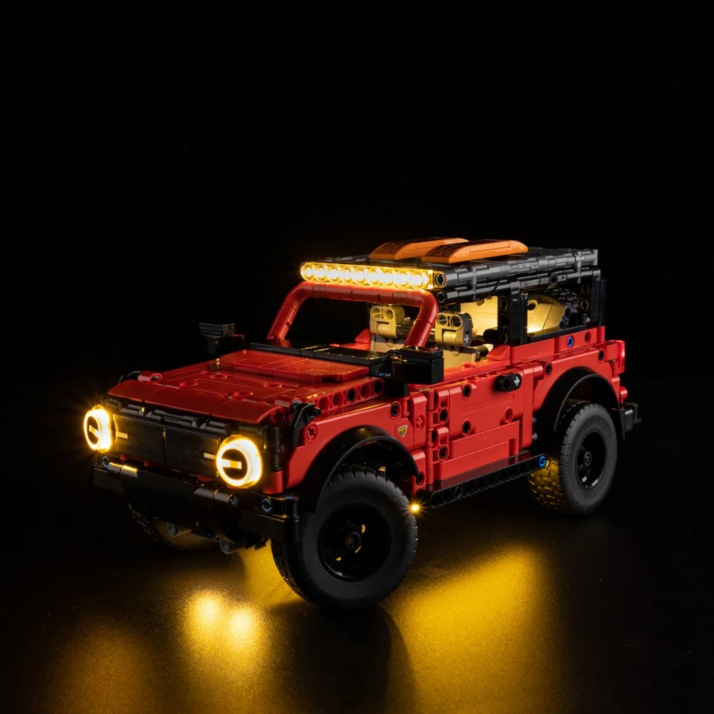 

Lighting Set For LEGO Technic Bronco SUV 42213 RC Version Not Include Building Block (Only Led Light Kit)