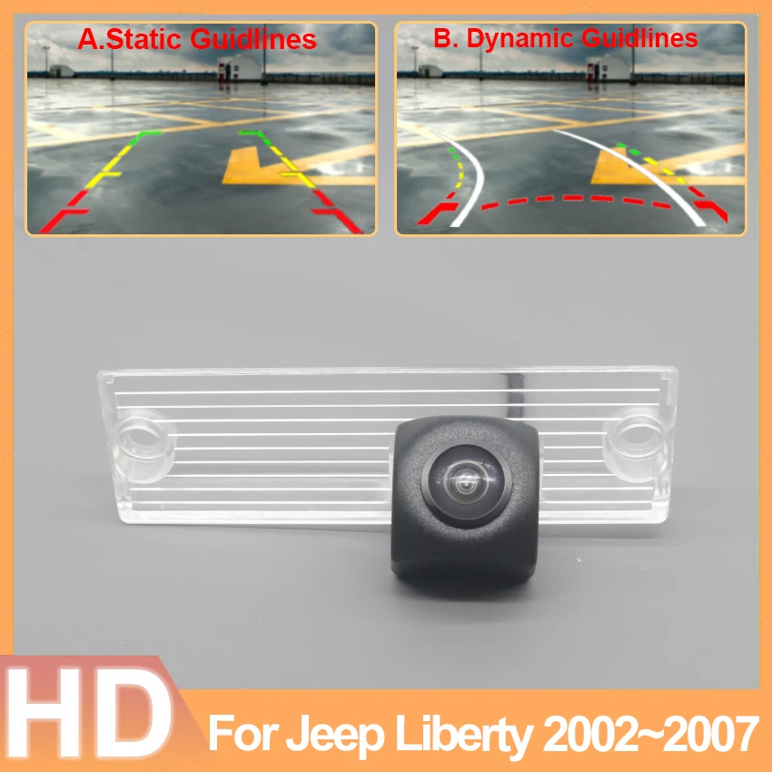 Rear View Waterproof High quality RCA camera For Jeep Liberty 2002~2006 2007 Night Vision/license plate camera/parking Camera