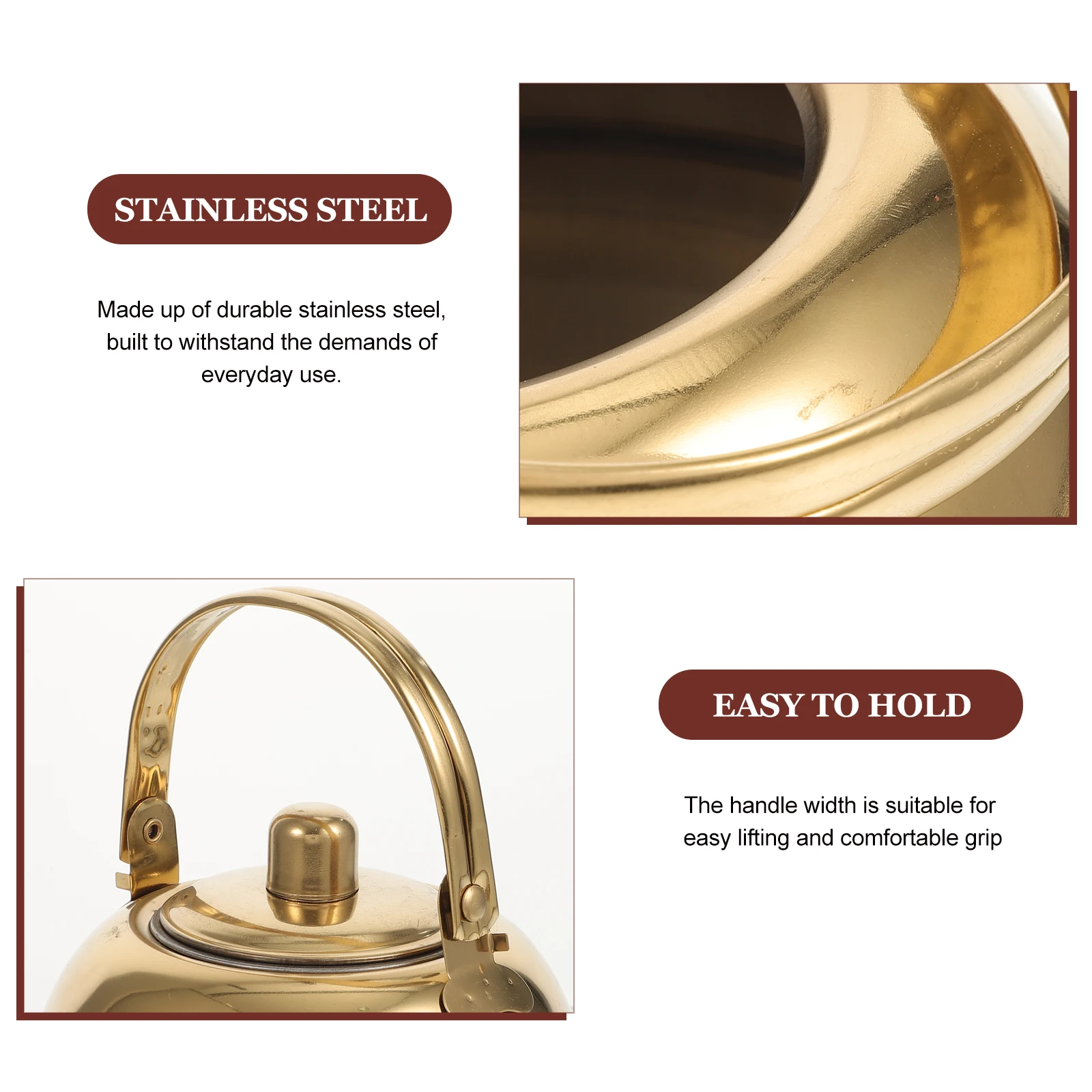 

Stainless Steel Tea Pot 1L Vacuum Water Pot For Home Office Travel Coffee Kettle Healthy Beverage Container Kitchen