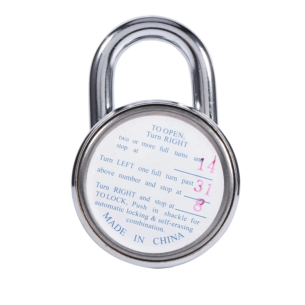Combination Padlock padlock Padlock Digit Combination Lock Round Dial Number Luggage Suitcase Security