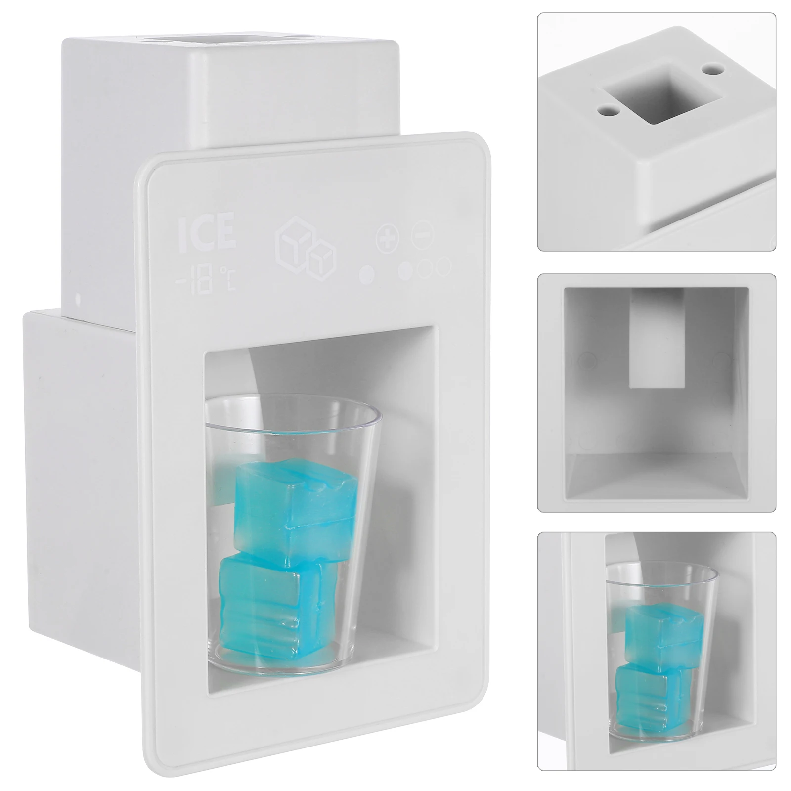 

Children's Kitchen Toys Playset Dollhouse Accessories Pretend Appliance Faux Ice Maker