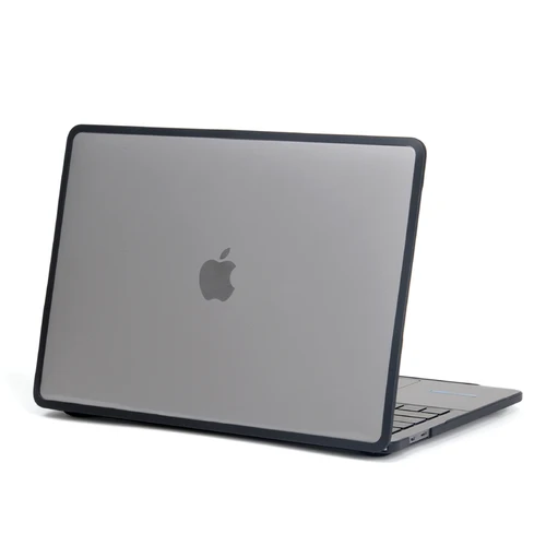 Imagen 1 del producto Funda para portátil 2024 MacBook M3 Air 13 A3113, funda con orificios de refrigeración, cubierta de PC con borde de TPU para M3 Pro 14 16,2 M4 Air 15 2025