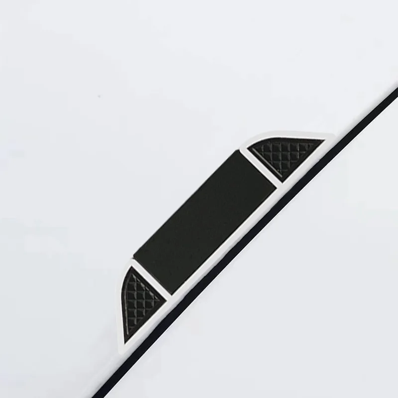 4-piece set of door crash strips, two red SPORT car scratch resistant car stickers, door edge stickers