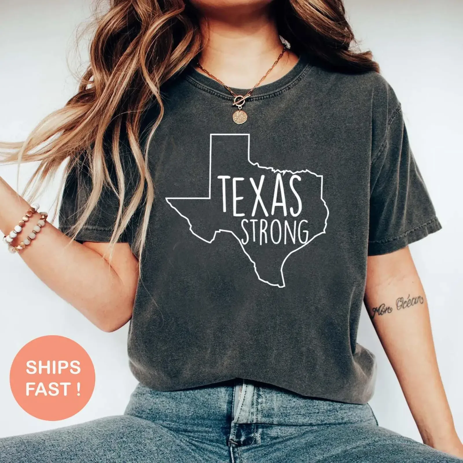 Texas Strong Vintage Washed T Shirt Pray for Compassion Support Fundraiser Pride Casual Her vintage Washed graphic fashion