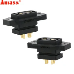 5pcs Amass XT60NE-F connettore batteria femmina tasselli placcati oro ad alta corrente fissabili per Rc Drone Airplane Car Boat