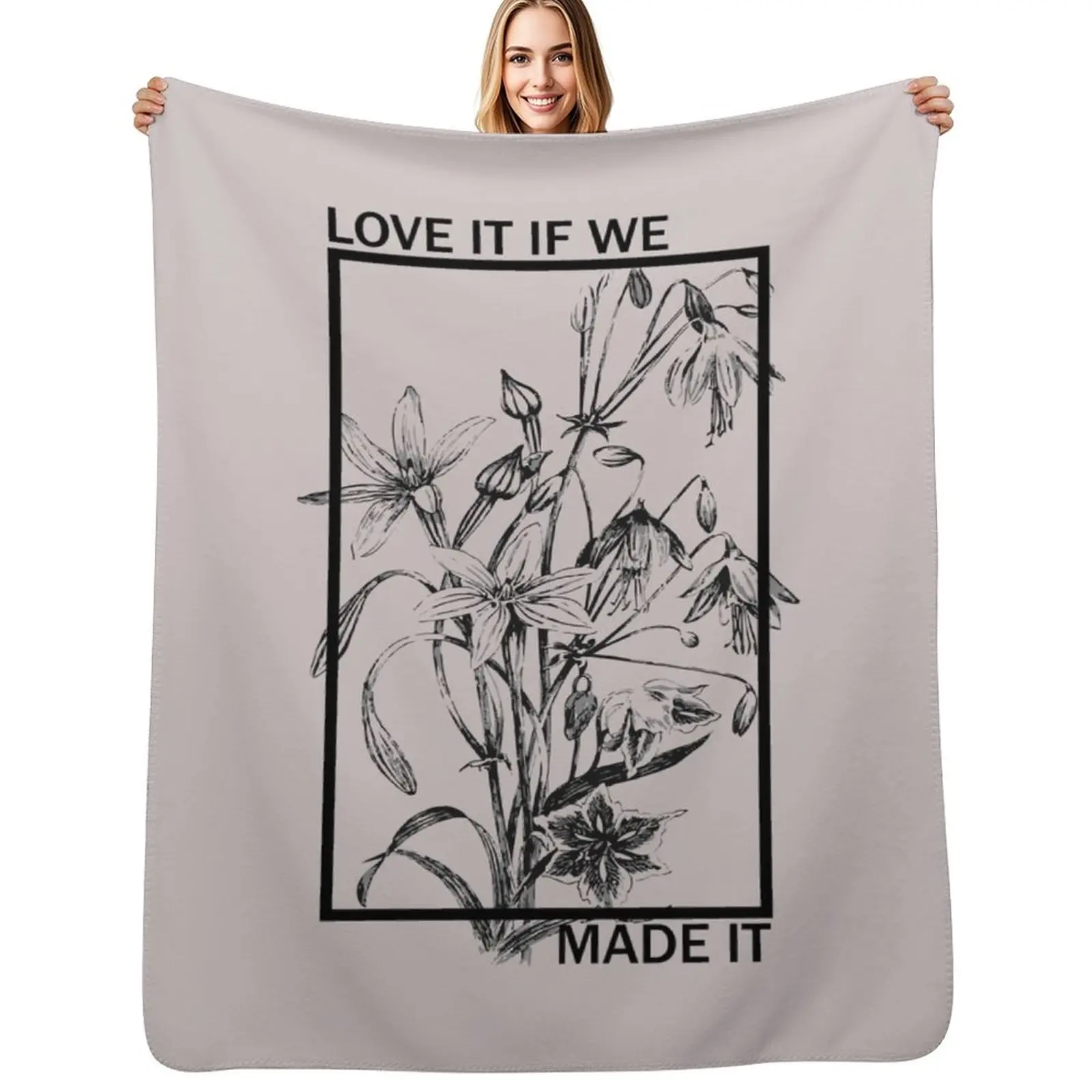 Love it If We Made It - The 1975 Throw Blanket Soft Solid Color Blanket for Couch Bed