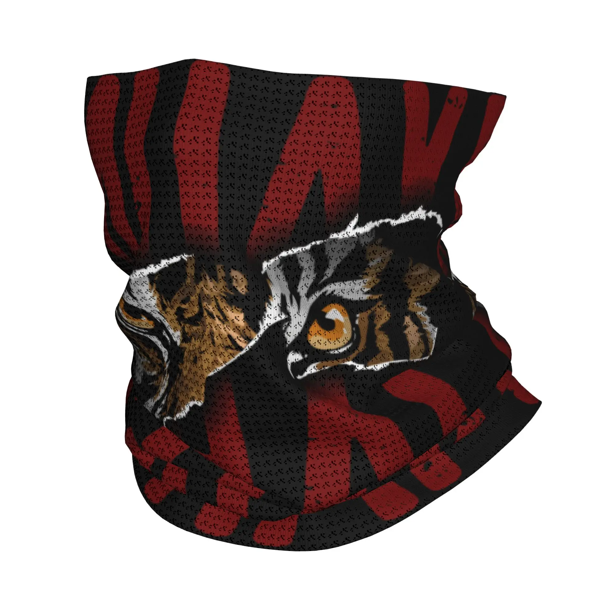 Custom muay thai tiger Neck Gaiter Men Women UV Protection Winter Thailand Martial Art Fighter Spirit Bandana Scarf for Cycling