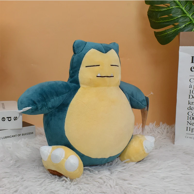 Snorlax Pokemon PlushToys Cartoon&Cute Stuffed Dolls Throw Pillow Birthday Gift For Kids Friends Boys Home Decoration