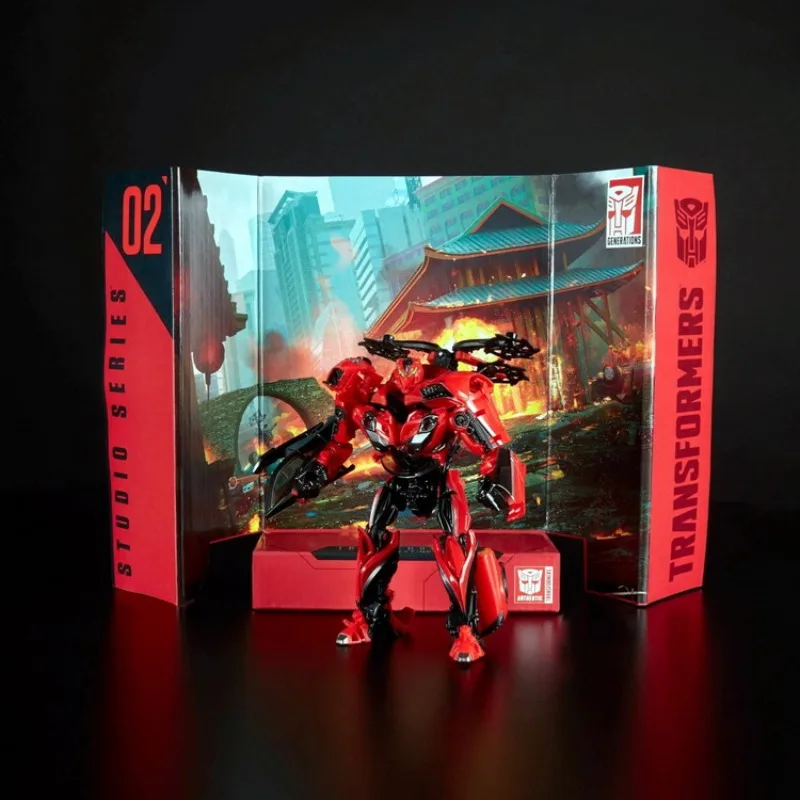 Op voorraad getransformeerd speelgoed Klassieke film 4, versterkt niveau D SS02 Stinger Echte doos, zeldzame actiefiguurcollectiecadeau