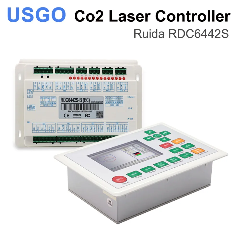 USGO Ruida Control Card RDC6442 RDC6442S RDC6442G RDC6442 Motherboard + Panel For laser engraving and cutting machines