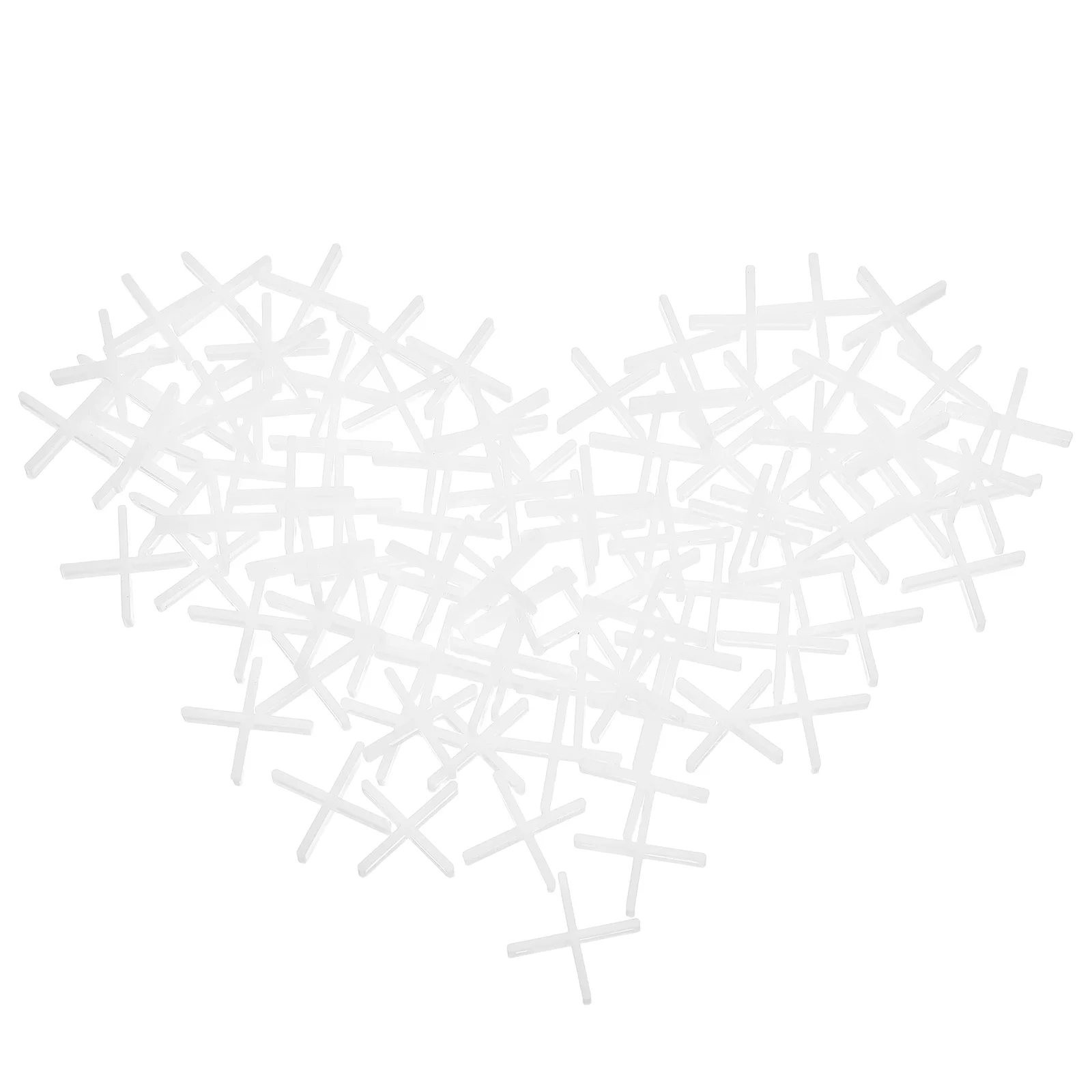 500 قطعة فاصل متقاطع 1.5 مللي متر مشابك تسوية بلاط البورسلين البلاستيكية للجدار الأرضي مجموعة أدوات محاذاة بلاط السيراميك القابلة لإعادة الاستخدام مع