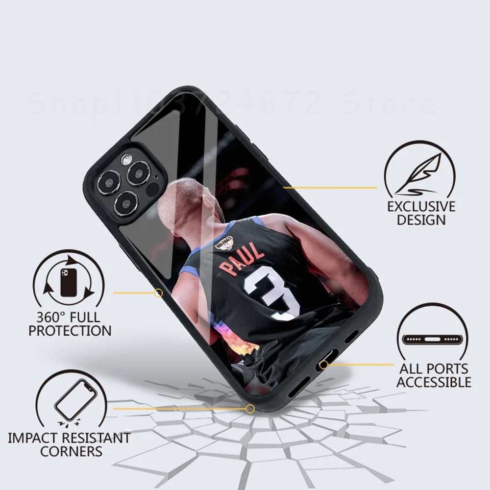 Chris Paul Telefoon Hoesje Sterk Magnetisch Voor Iphone 15 14 13 Pro Max Alex Spiegel Voor Magsafe Draadloze Oplaadhoes