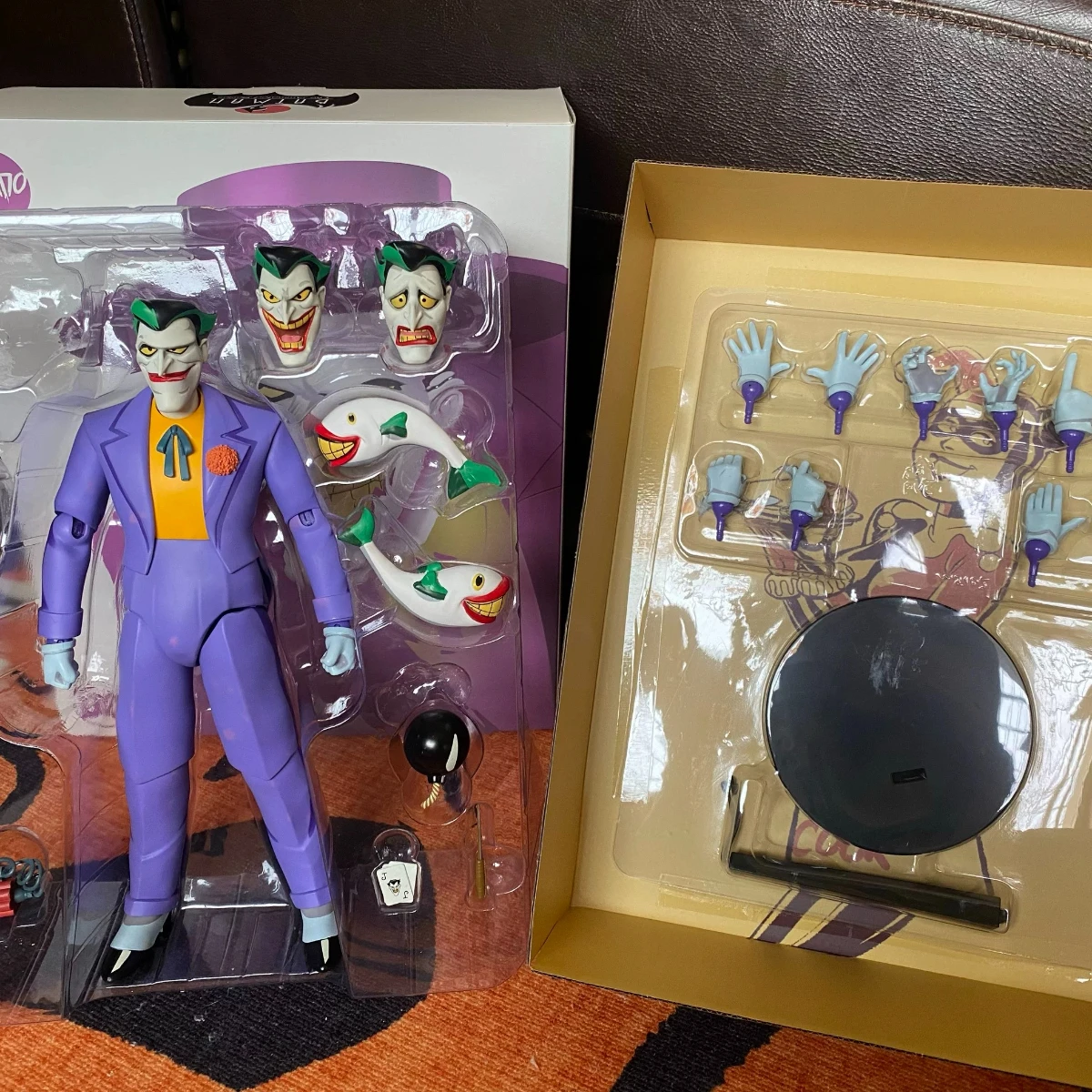 الأصلي في المخزون موندو جوكر 1/6 مقياس عمل الشكل النسخة المعتادة مفصلية تحصيل لعبة باتمان الرسوم المتحركة هدايا العيد