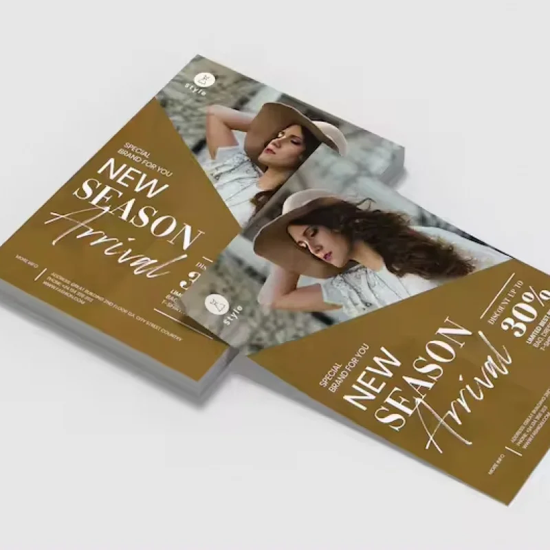 

50 0.Zhang.Custom.Brochure Printing A4 Tri fold Folding Customized Flyer Holder Leaflet A5 Design Digital Hang Tags Leaflets Pri