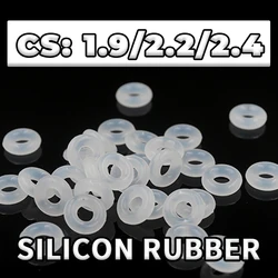 Thickness CS1.9/2.2/2.4mm White VMQ O-ring cross section silicon rubber sealing gasket rubber washer wholesale in specifications