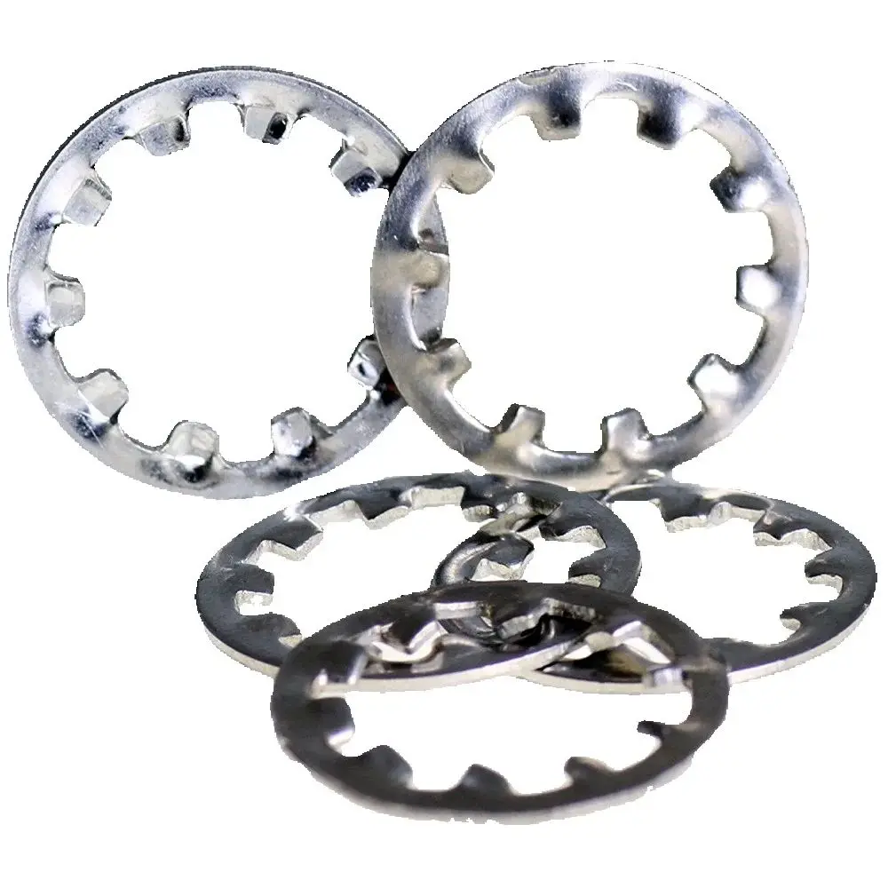 

50PCS M10 Bolt Base Internal Toothed Shakeproof Washers Tooth Lock Shake Proof Washer