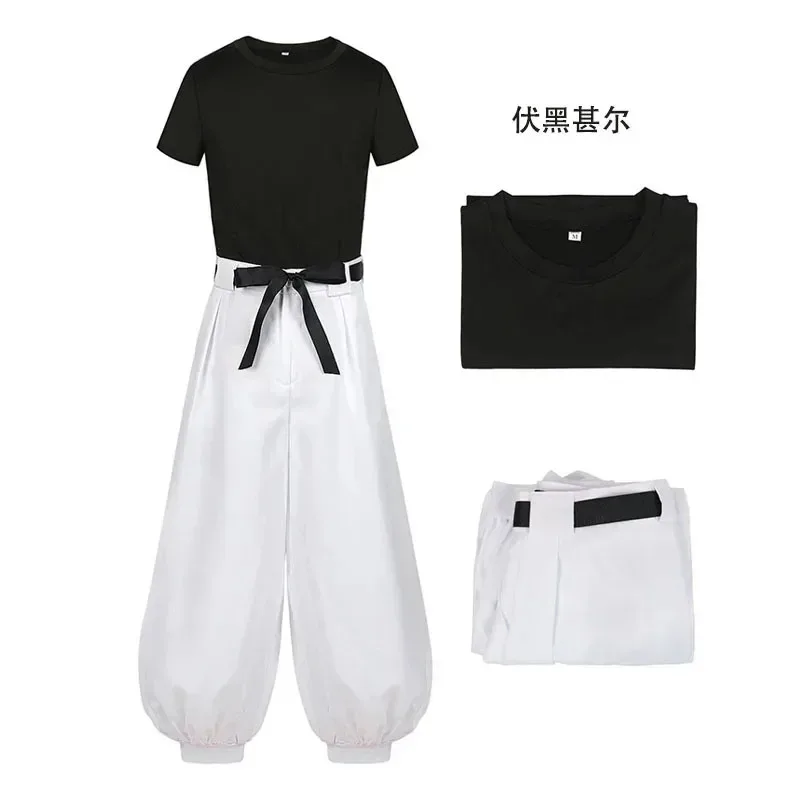 أزياء أنيمي Jujutsu Kaisen التأثيرية Fushiguro Toji سراويل علوية بأكمام قصيرة بدلة الهالوين ملابس الحفلات للرجال البالغين