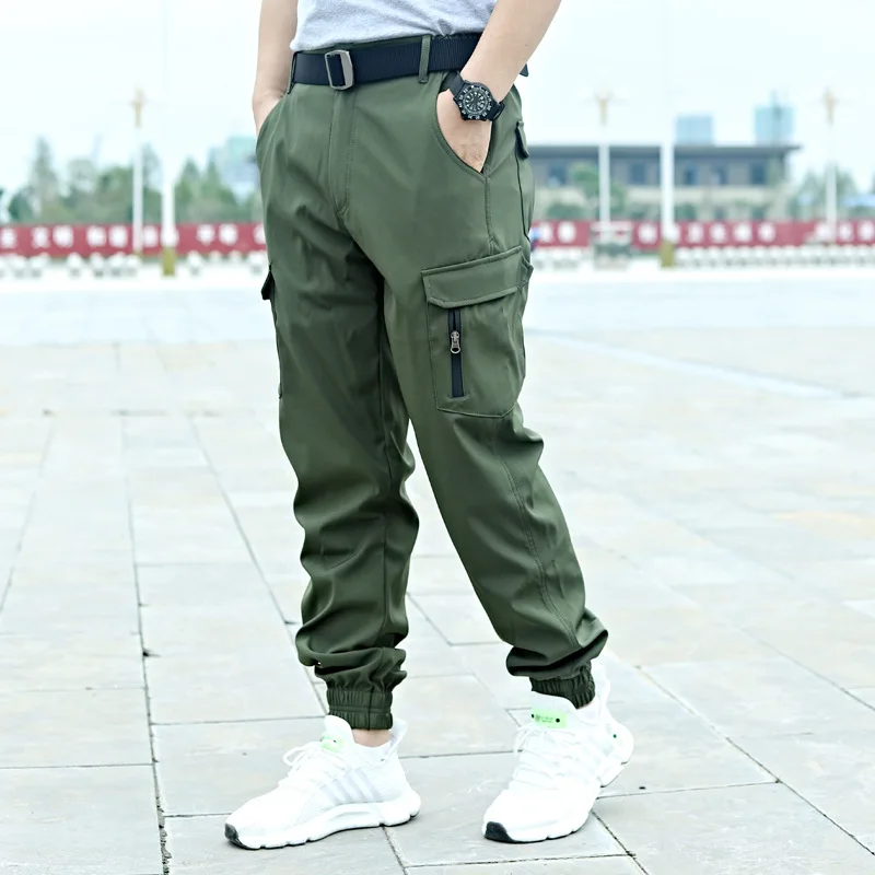 

Men's Cargo Pants Spring And Autumn New Cargo Style Youthful Vitality Slim Simple Casual Large Size Pants