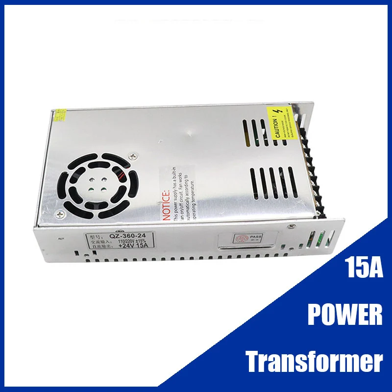 

15A AC 110V 220V To DC 24V12 volt power supply Transformer Voltage regulator Converter Source Adapter