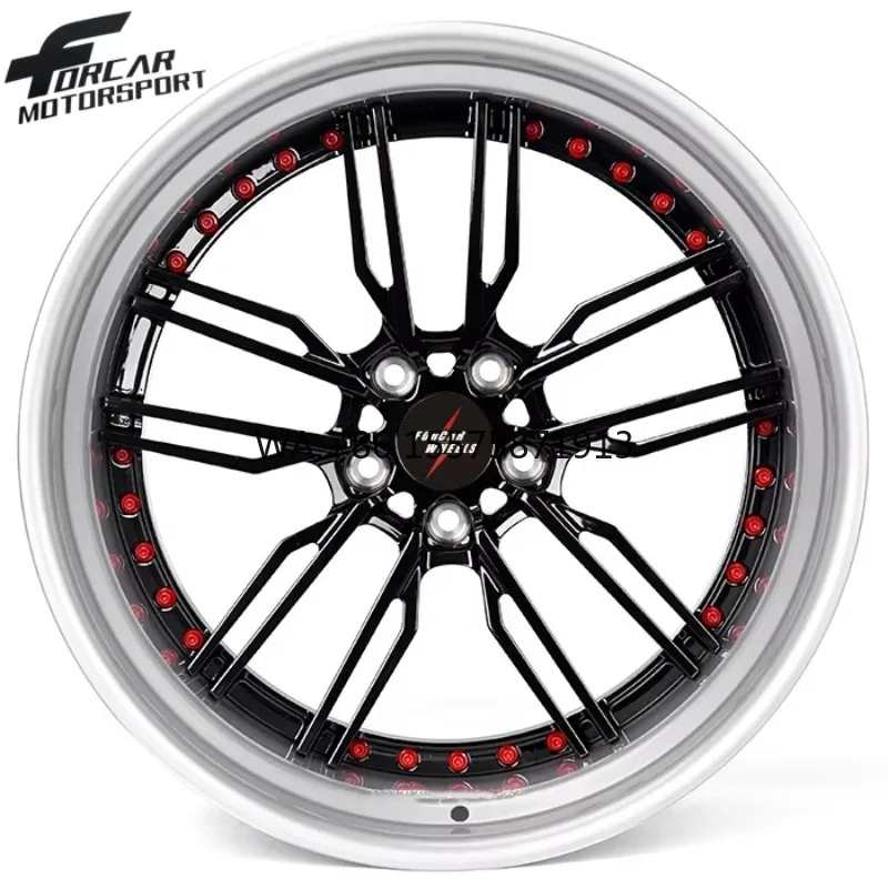 

Двухсоставные кованые диски для спортивных автомобилей, 18-24 дюйма, на заказ