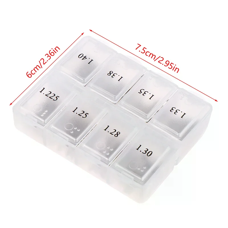 ピアノ部品 チューニング メンテナンス ヒッチングマシン シャフトネイル 修理ツール 1635C シャフトネイル シェンダニードル プラスチック収納ボックス