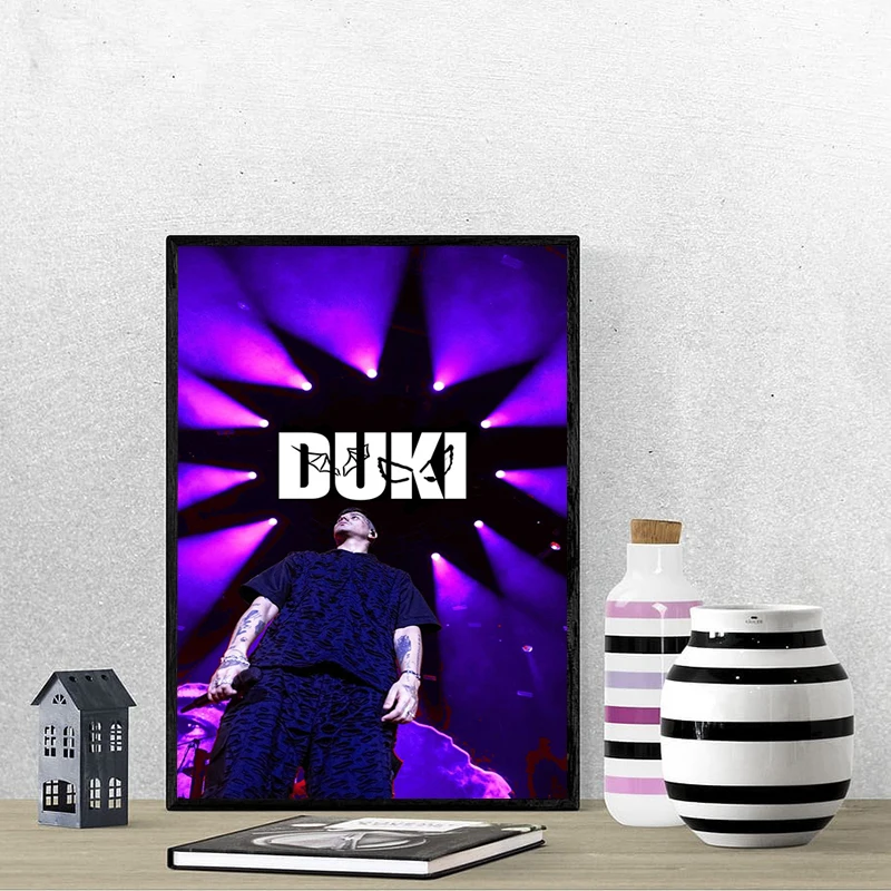 D-duki Rapper Poster Home Decorations Painting Decorative Paintings Tableau Decoration Mural Canvas Wall Art Posters Room Decor