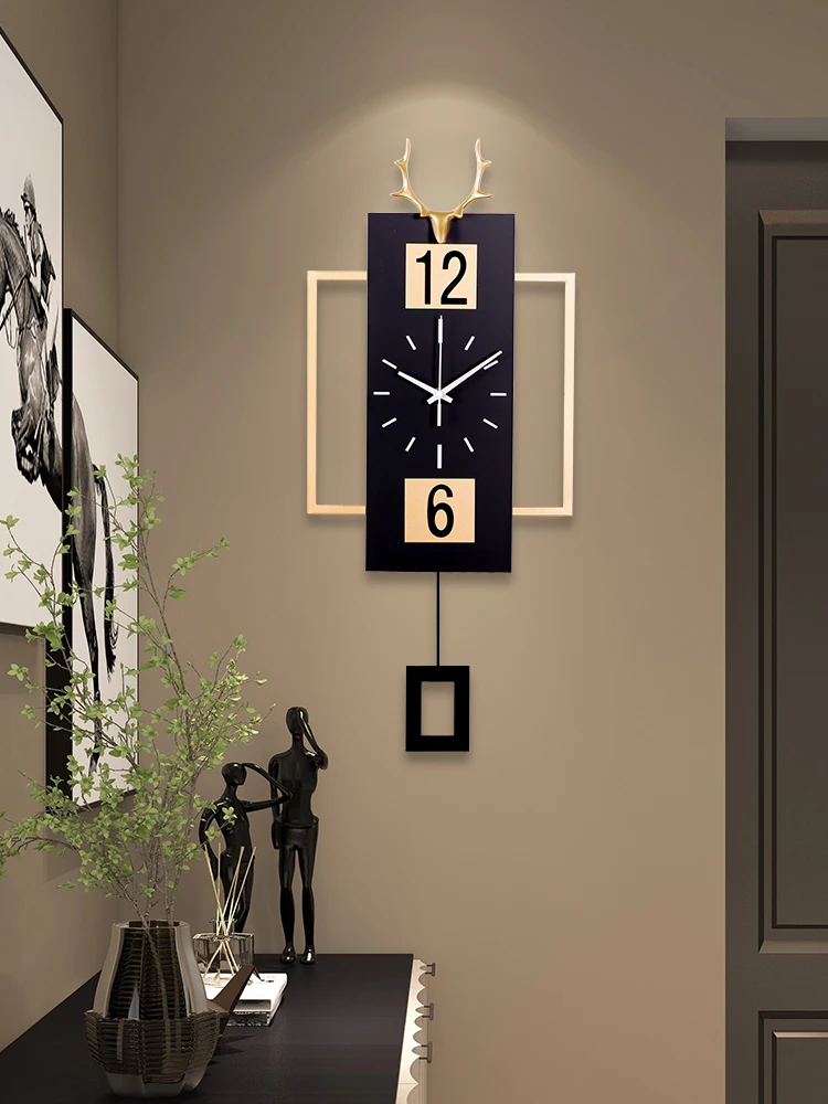 

Wall Clock Creative Fashion Modern Minimalist Atmospheric Clock Household 2022 New Light Luxury Clock