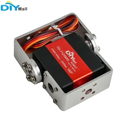 15/20/25/30/35kg Servo 4.8-8.4V Dual-Axis Metal Digital Servo with Brushed Motor and 180-Degree Angle Control for Robots