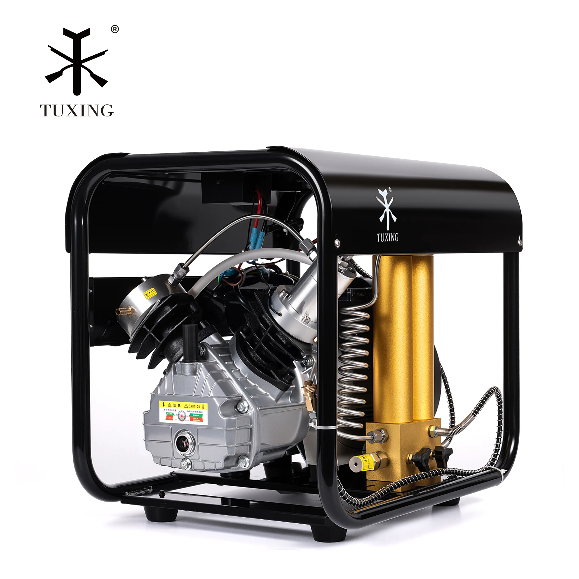 Auto Power-off 110V 220V 30mpa/300bar/4500psi Built-in Filter Double Cylinder Car Breathing Scuba Diving Air Compressor