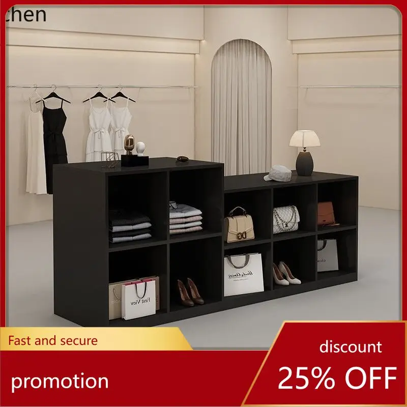Display Stand Women's Clothing Store Counter Center Display Flow Table Shoe Bag Display Cabinet