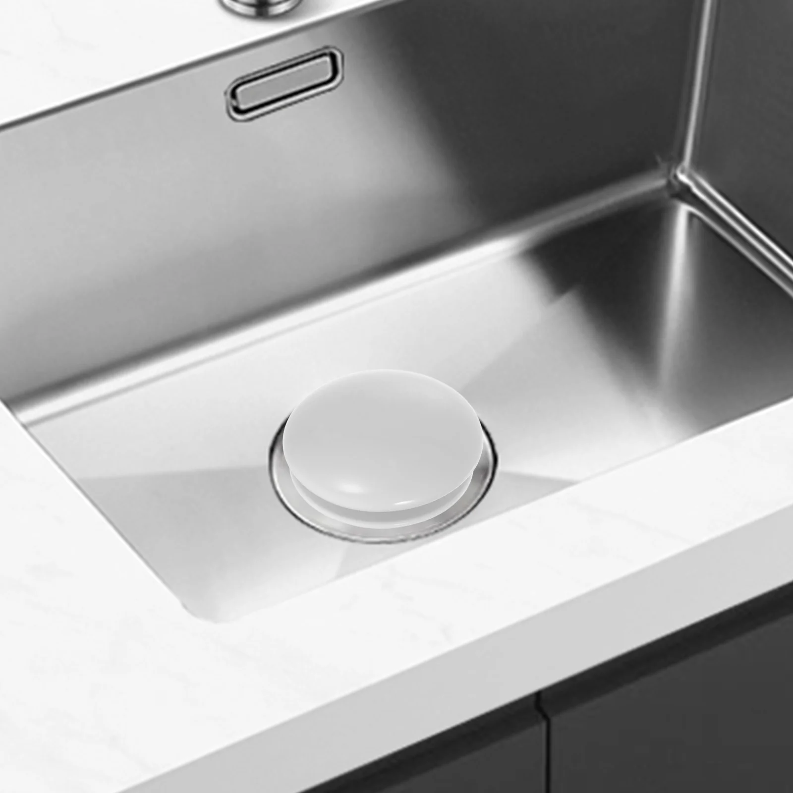 

1pcs Ceramic Pop-Up Drain Stopper Bounce Core Hair Catcher Odor Prevention Seal For Bathroom Sink Kitchen Tub Washbasin